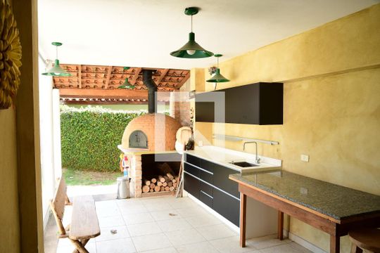 Área gourmet de casa de condomínio para alugar com 3 quartos, 430m² em Jardim Passárgada I, Cotia
