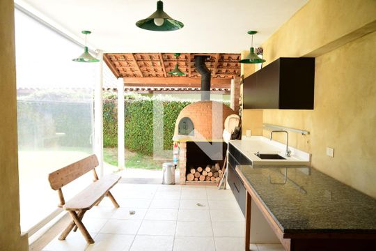 Área gourmet de casa de condomínio para alugar com 3 quartos, 430m² em Jardim Passárgada I, Cotia