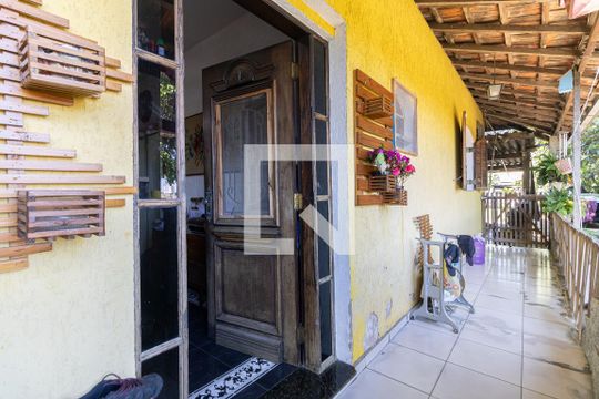 Varanda da Sala de casa para alugar com 1 quarto, 1200m² em Vila Caraguata, São Paulo