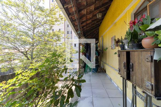 Varanda da Sala de casa para alugar com 1 quarto, 1200m² em Vila Caraguata, São Paulo