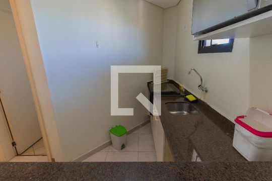 Cozinha de kitnet/studio para alugar com 1 quarto, 55m² em Jardim São Dimas, São José dos Campos