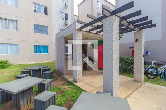 Área comum - Churrasqueira de apartamento à venda com 2 quartos, 42m² em Estância Velha, Canoas