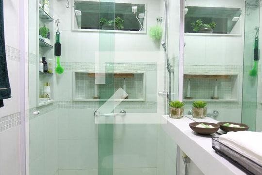 Banheiro Social de apartamento à venda com 2 quartos, 55m² em Jacarepaguá, Rio de Janeiro