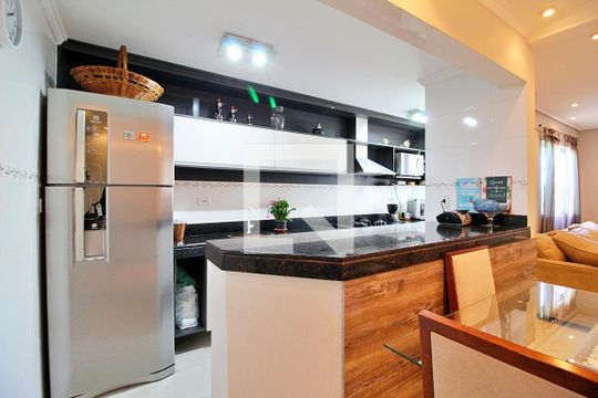 Cozinha de apartamento à venda com 3 quartos, 166m² em Parque das Nações, Santo André