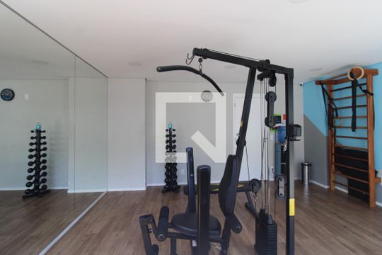 Área comum - Academia  de kitnet/studio para alugar com 1 quarto, 29m² em Barra Funda, São Paulo