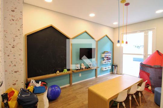 Área comum - Brinquedoteca de kitnet/studio para alugar com 1 quarto, 29m² em Barra Funda, São Paulo