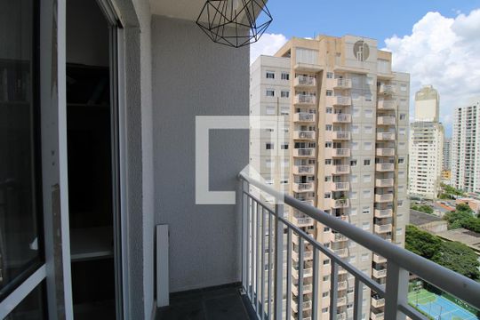 Varanda de kitnet/studio para alugar com 1 quarto, 29m² em Barra Funda, São Paulo