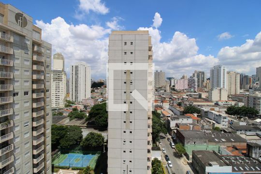 Vista da varanda  de kitnet/studio para alugar com 1 quarto, 29m² em Barra Funda, São Paulo