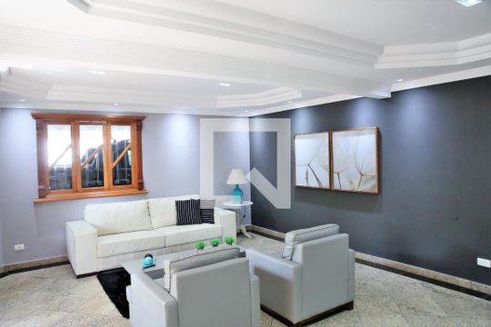 Hall de entrada de apartamento para alugar com 1 quarto, 72m² em Guilhermina, Praia Grande