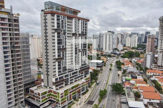 Vista de apartamento para alugar com 1 quarto, 23m² em Jardim das Acacias, São Paulo