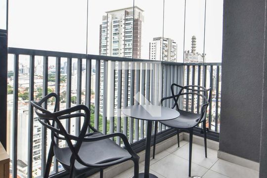 Varanda de apartamento para alugar com 1 quarto, 23m² em Jardim das Acacias, São Paulo
