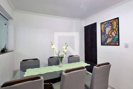 Sala de Jantar de casa à venda com 2 quartos, 100m² em Santa Teresinha, Santo André
