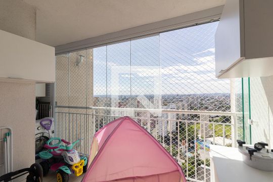 Varanda da Sala de apartamento à venda com 2 quartos, 63m² em Vila Moraes, São Paulo
