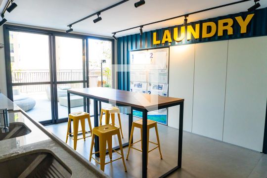 Área comum - Lavanderia de apartamento para alugar com 1 quarto, 29m² em Vila Santa Catarina, São Paulo