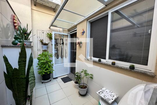Área de Serviço de casa de condomínio à venda com 3 quartos, 90m² em Tanque, Rio de Janeiro