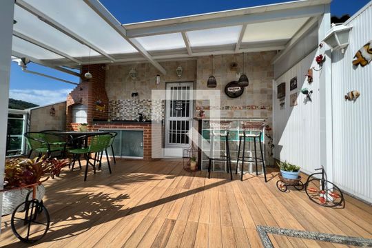 Terraço de casa de condomínio à venda com 3 quartos, 90m² em Tanque, Rio de Janeiro