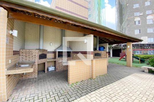 Área comum - Churrasqueira de apartamento à venda com 3 quartos, 63m² em Parque Maria Domitila, São Paulo