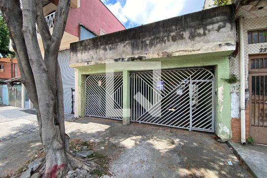 Fachada com plaquinha de casa à venda com 2 quartos, 210m² em Parque Novo Mundo, São Paulo