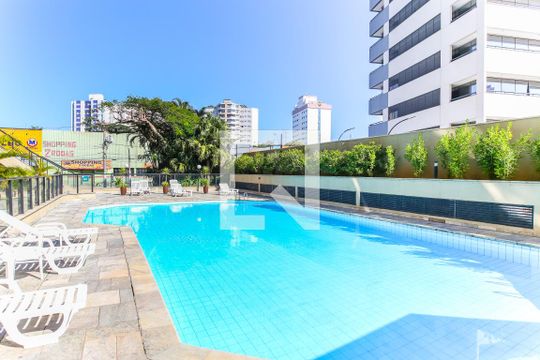 Área comum - Piscina de apartamento para alugar com 1 quarto, 53m² em Jardim São Dimas, São José dos Campos