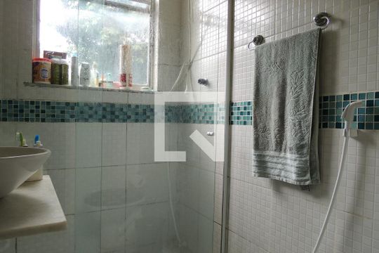 Banheiro da Suíte de apartamento à venda com 3 quartos, 91m² em Anil, Rio de Janeiro
