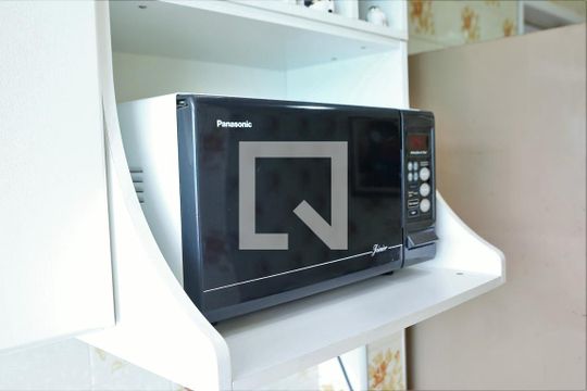 Cozinha de kitnet/studio para alugar com 1 quarto, 41m² em Nova Mirim, Praia Grande