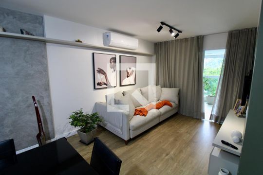 Sala de apartamento para alugar com 3 quartos, 124m² em Recreio dos Bandeirantes, Rio de Janeiro