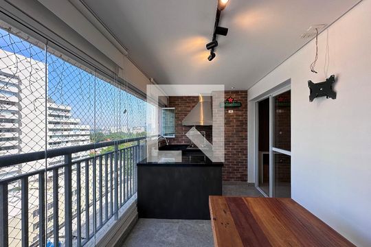 Varanda de apartamento à venda com 2 quartos, 72m² em Santo Amaro, São Paulo