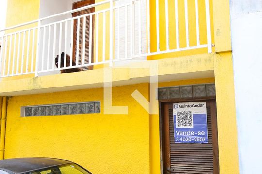 Fachada de casa à venda com 3 quartos, 100m² em Parque João Ramalho, Santo André