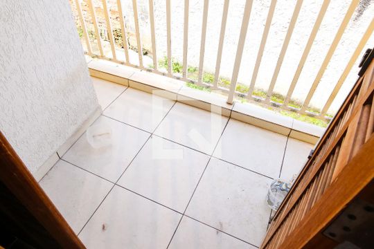 Varanda da Suite de casa à venda com 3 quartos, 100m² em Parque João Ramalho, Santo André