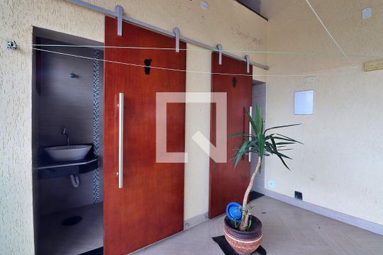 Lavabo da Área gourmet de casa à venda com 3 quartos, 289m² em Jardim Santo Alberto, Santo André