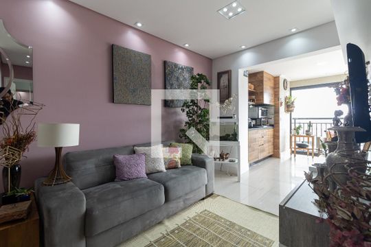 Sala de apartamento à venda com 2 quartos, 67m² em Sacomã, São Paulo