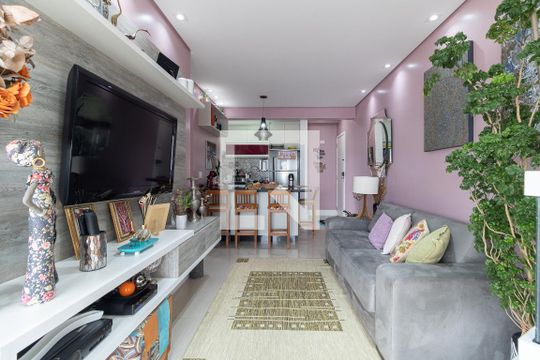 Sala de apartamento à venda com 2 quartos, 67m² em Sacomã, São Paulo