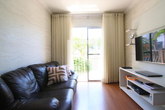 Sala de apartamento à venda com 3 quartos, 80m² em Vila Guilhermina, São Paulo