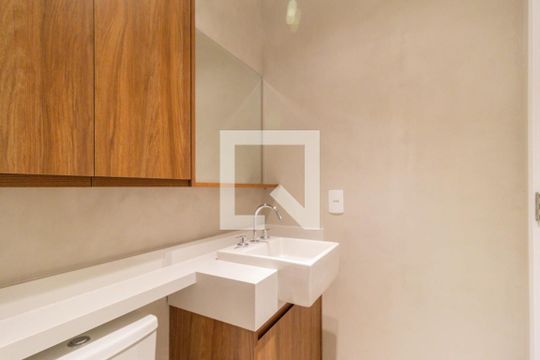 Banheiro de kitnet/studio à venda com 1 quarto, 31m² em Vila Mariana, São Paulo