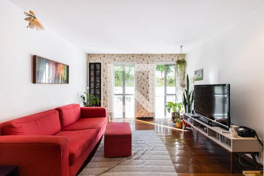Sala de apartamento para alugar com 4 quartos, 120m² em Alto de Pinheiros, São Paulo