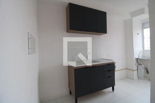 Cozinha de apartamento para alugar com 2 quartos, 42m² em Usina Piratininga, São Paulo