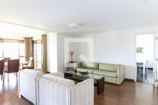 Sala de apartamento para alugar com 4 quartos, 203m² em Parque Residencial Aquarius, São José dos Campos