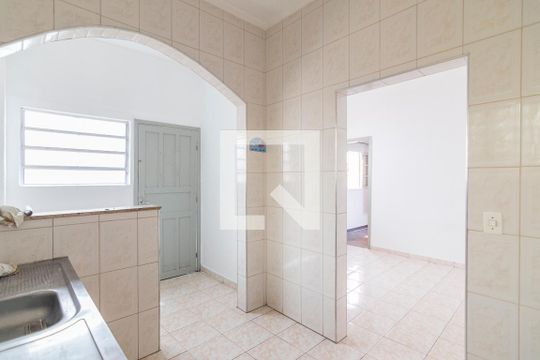 Cozinha de casa para alugar com 1 quarto, 85m² em Vila Valparaiso, Santo André