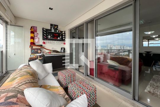 Varanda de apartamento à venda com 2 quartos, 74m² em Barra Funda, São Paulo