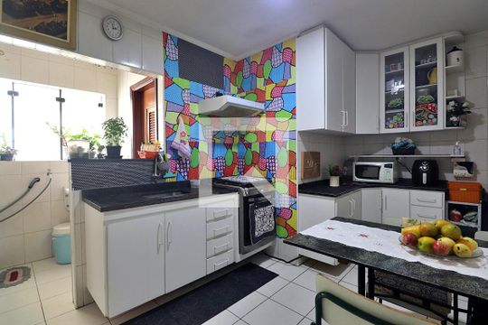 Cozinha de apartamento à venda com 3 quartos, 80m² em Jardim, Santo André