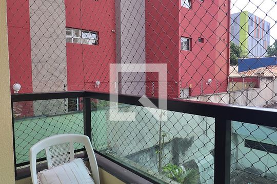 Varanda do Quarto 1 de apartamento à venda com 3 quartos, 80m² em Jardim, Santo André