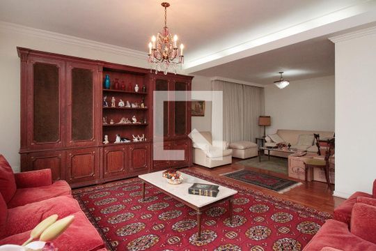 Sala de apartamento para alugar com 3 quartos, 270m² em Higienópolis, São Paulo