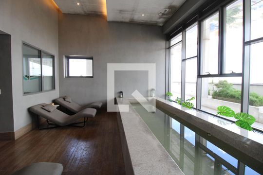 Área comum - Spa de kitnet/studio à venda com 1 quarto, 51m² em Barra Funda, São Paulo
