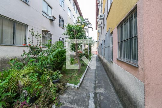 Área comum de acesso de apartamento à venda com 2 quartos, 58m² em Jardim América, Rio de Janeiro