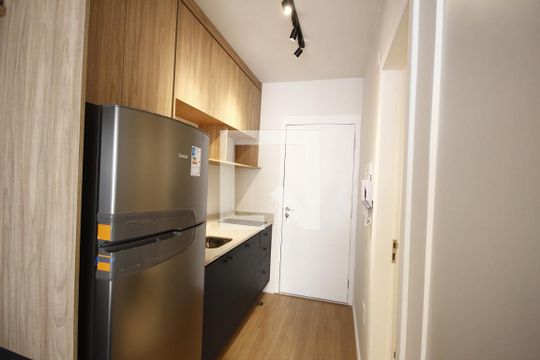 Cozinha de kitnet/studio à venda com 1 quarto, 24m² em Vila Mariana, São Paulo