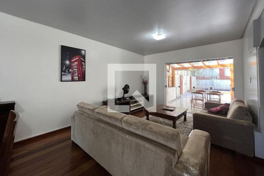 Sala 3 Ambientes de casa de condomínio à venda com 4 quartos, 300m² em Espírito Santo, Porto Alegre