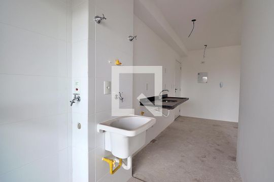 Cozinha e Área de Serviço de apartamento para alugar com 2 quartos, 65m² em Vila Curuca, Santo André