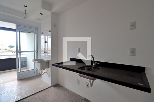 Cozinha e Área de Serviço de apartamento para alugar com 2 quartos, 65m² em Vila Curuca, Santo André