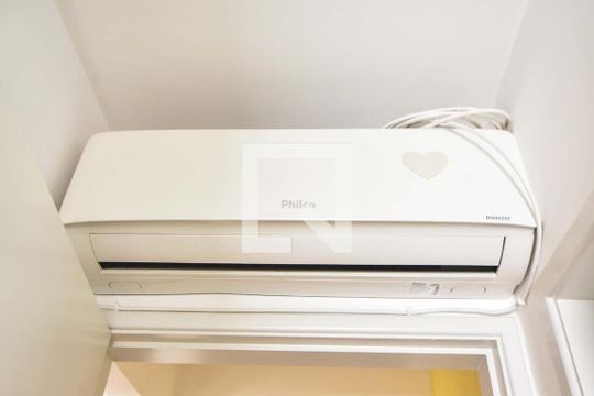 Suíte 01 de apartamento à venda com 2 quartos, 59m² em Cidade Monções, São Paulo