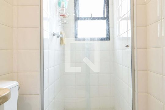 Banheiro Suíte 02 de apartamento à venda com 2 quartos, 59m² em Cidade Monções, São Paulo